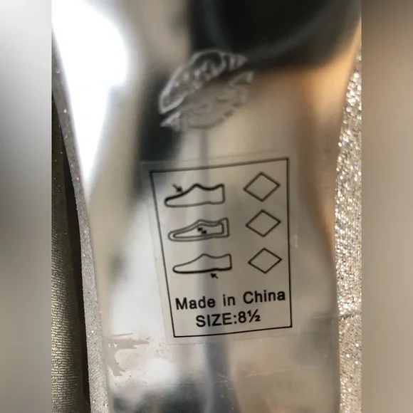 Shoe Republic high heel glitter pumps size: 8.5 - Picture 9 of 9